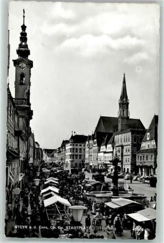 Steyr Stadtplatz Markt Enns