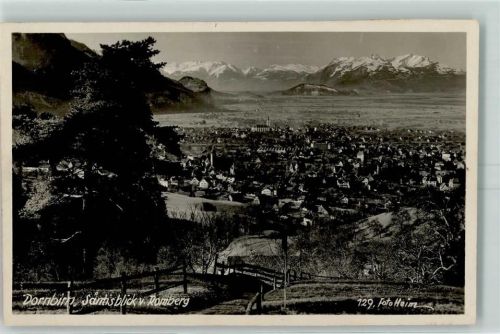 Dornbirn Säntisblick vom Romberg