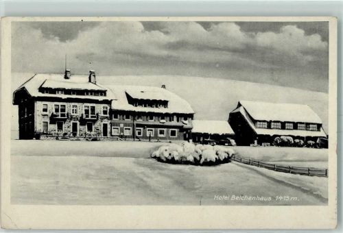 Belchen 1917 Winter Hotel Belchenhaus
