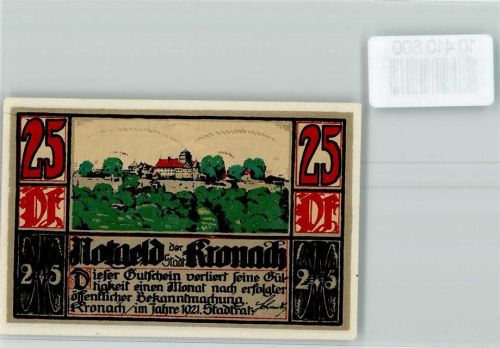 Kronach Notgeld