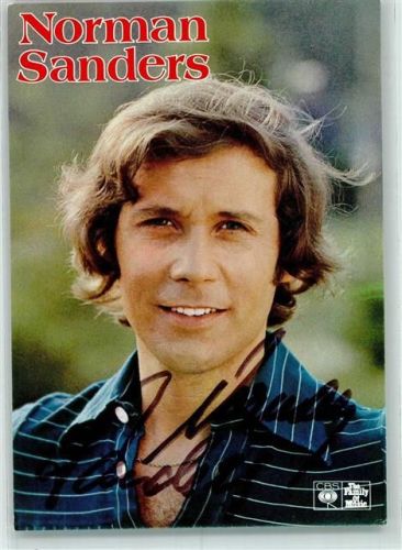 Norman Sanders Originalautogramm