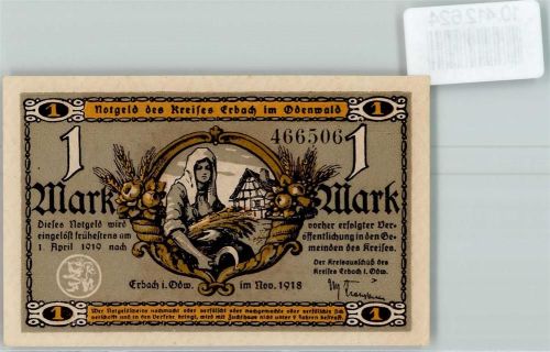 Erbach Notgeld Wassermühle