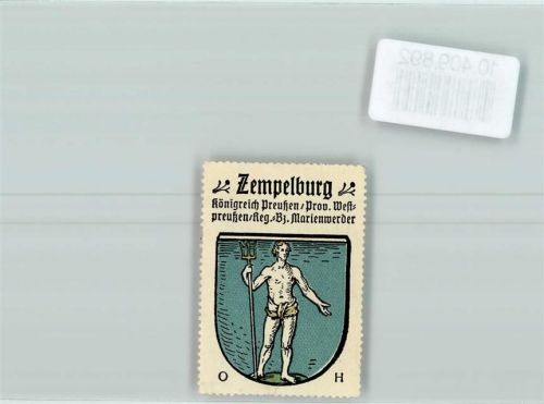 Zempelburg Vignette Wappen Kaffee Hag ca 1920-1940