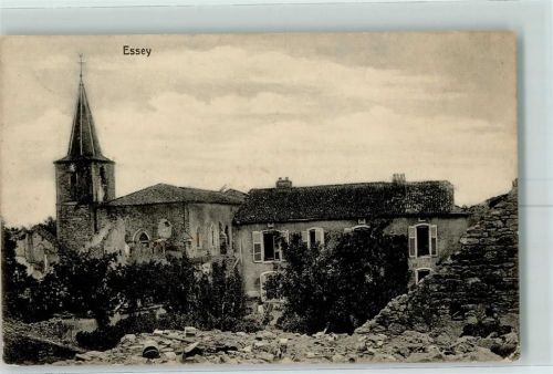Essey 1915 Kirche Feldpost WK I