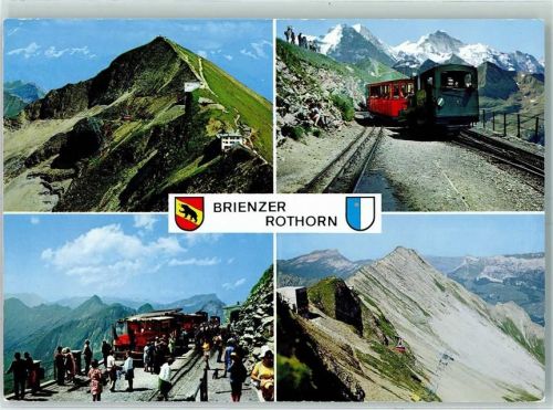 Brienzer Rothorn BE Luftseilbahn Sörenberg Brienzer Rothorn Bahn mit Eiger Mönch Jungfrau