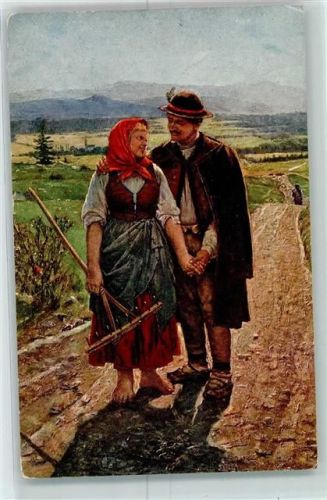 Warschau 1915 Feldpost WK I Tracht