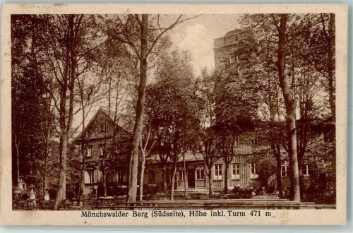 Wilthen Mönchswalder Berg Gasthaus Aussichtsturm Ort lt. Stempel