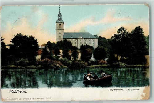 Waldheim Stadtkirche Ruderboot