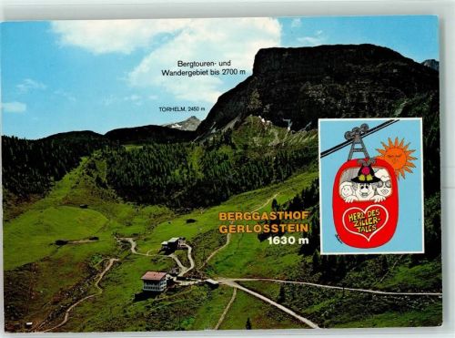 Gerlossteinhütte 1992 Gasthaus Seilbahn Hüttenstempel
