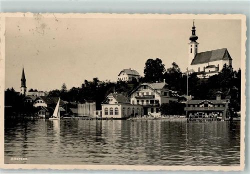 Attersee Kirche Segelboot