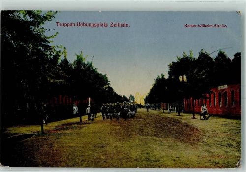 Zeithain 1917 Truppen-Übungsplatz Kaiser Wilhelm Straße