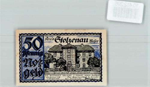 Stolzenau Notgeld Altes Schloß