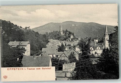 Eppstein vom Bahnhof Burgruine