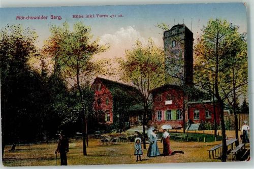 Wilthen Mönchswalder Berg Gasthaus Aussichtsturm Ort lt. Stempel