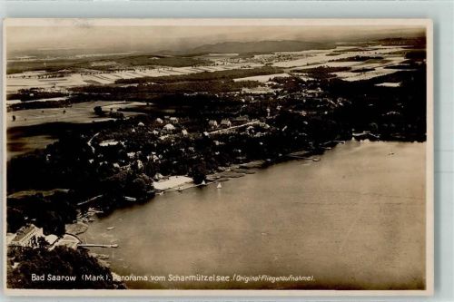 Bad Saarow Scharmützelsee Fliegeraufnahme