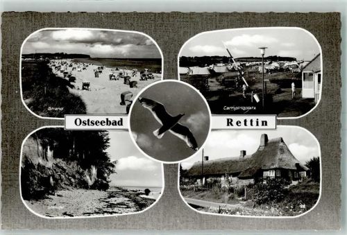 Rettin Strand Steilufer Campingplatz Reethaus Möwe