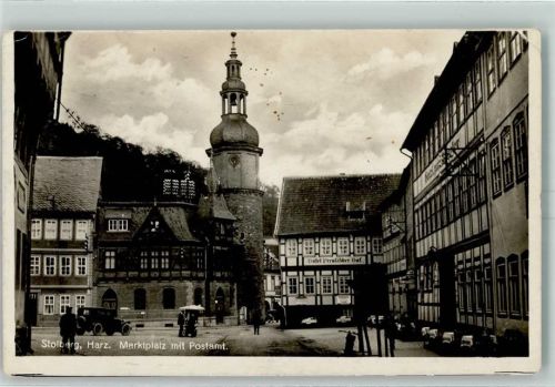 Stolberg Marktplatz Postamt Hotel Preußischer Hof