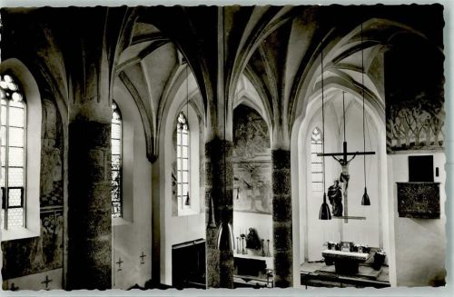 83308 W8223 Trostberg - Kath. Pfarrkirche Heilig Kreuz Altaransicht