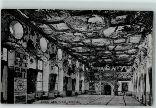Weikersheim Schloß Weikersheim Rittersaal Decken- und Wandmalerei