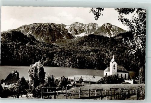 Füssen Am schönen Weißensee mit Schlicke und Vilser Kegel