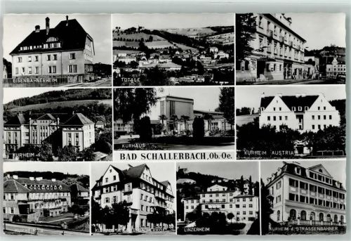 Bad Schallerbach Eisenbahnerheim Hotel Post Kurheim Kurhaus Kurheim Austria Kurheim II Kirhaus Schallerbacherhof Linzerheim Kurheim des Straßenbahner