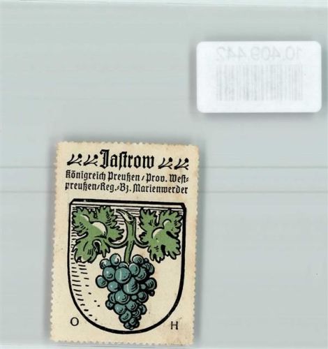 Jastrow Vignette Wappen Kaffee Hag ca 1920-1940 Weintraube