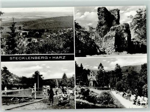 Stecklenberg Ruine Lauenburg Schwimmbad Kurpark Ruhebänke