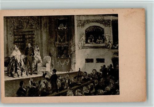 Gemälde von Menzel - Theatre Gymnase