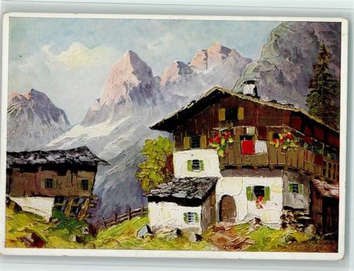 sign J. Hecker - Kunstverlag Köhn 1460, gute Erhaltung AK