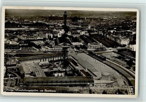 Charlottenburg 1941 Funkturm u. Ausstellungshallen , Foto Klinke 13828 , gute Erhaltung