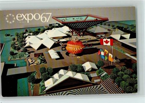 Ausstellung, Expo 1967, Pavillon du Canada, sehr gute Erhaltung AK