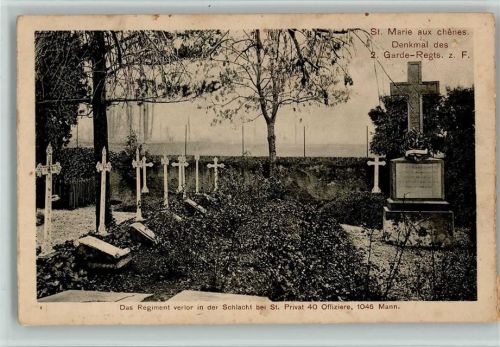 St. Marie aux chenes - Denkmal des 2. Garde Regiments