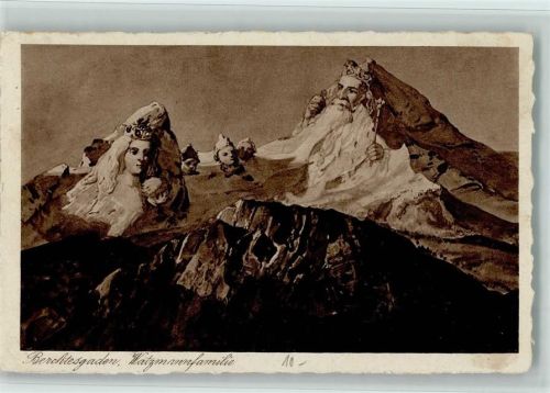 1930 Watzmannfamilie - Berge mit Gesichtern