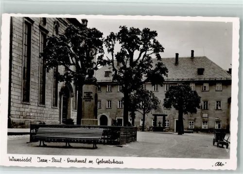Wunsiedel Jean Paul Denkmal u. das Geburtshaus