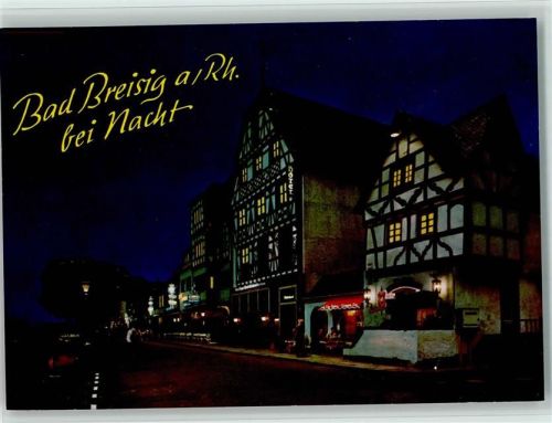 Bad Breisig Rheinpromenade bei Nacht