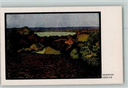 Verlag Teubner Nr. 80 - sign Herrmann - Seeblick