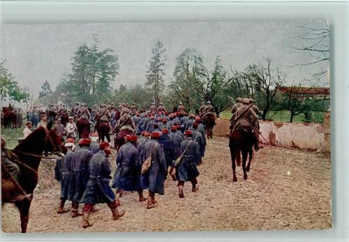WK I Wirklichkeitsbilder Nr. 104, Abtransport franz. Gefangener, sehr gute Erhaltung