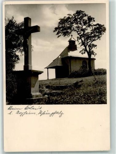 76829 W6740 Arzheim , Pfalz Foto AK Kapelle und Kreuz