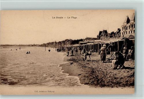 La Baule-Escoublac 1926 Strandleben, gute Erhaltung AK