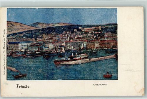 Trieste / Triest / Trst 1907 Dampfer Hafen