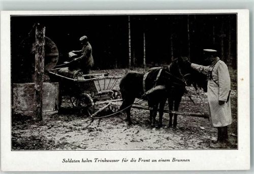 Soldaten holen Trinkwasser Verlag Imberg & Lefson K 214 AK