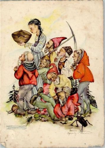 1955 Künstlerkarte sign. Schwarz- Torinus AK