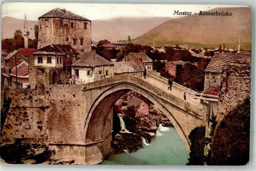 Mostar 1909 Römerbrücke