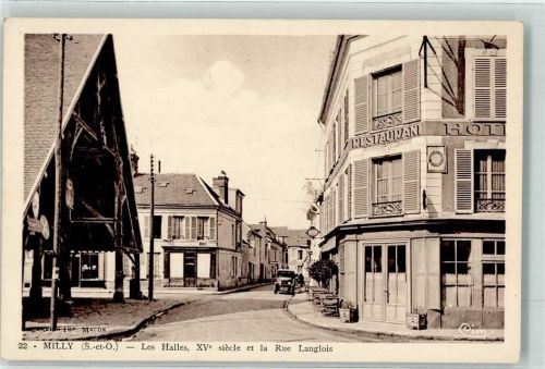 Milly les Halles Rue Langlois Oldtimer