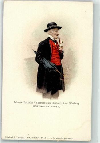 77770 W7601 Durbach - Badische Volkstracht Ortenauer Bauer
