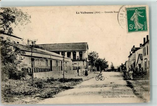 01360 Beligneux 1910 Gebrauchsspuren Grande Rue Fahrrad La Valbonne