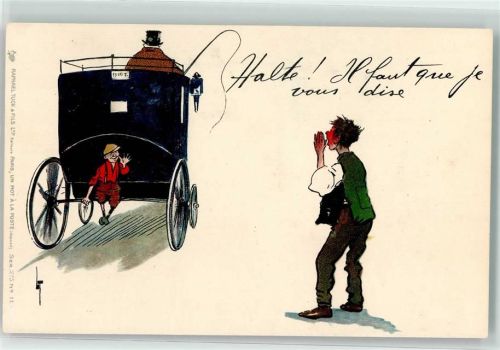 Kutsche sign. Thackeray L. Tucks Sons Serie 275 Nr.11