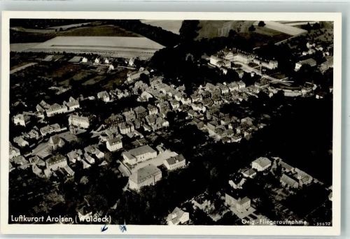 Arolsen Fliegeraufnahme Foto Strähle