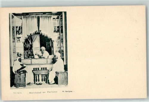 Tunis Beruf Marchand de Parfüm Photo Garrigues Volkstypen / Brauchtum Tunesien 1905