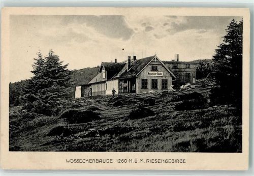 Harrachov Gasthaus Wossecker-Baude im Riesengebirge